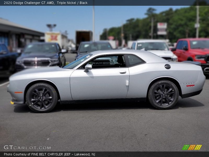 Triple Nickel / Black 2020 Dodge Challenger GT AWD
