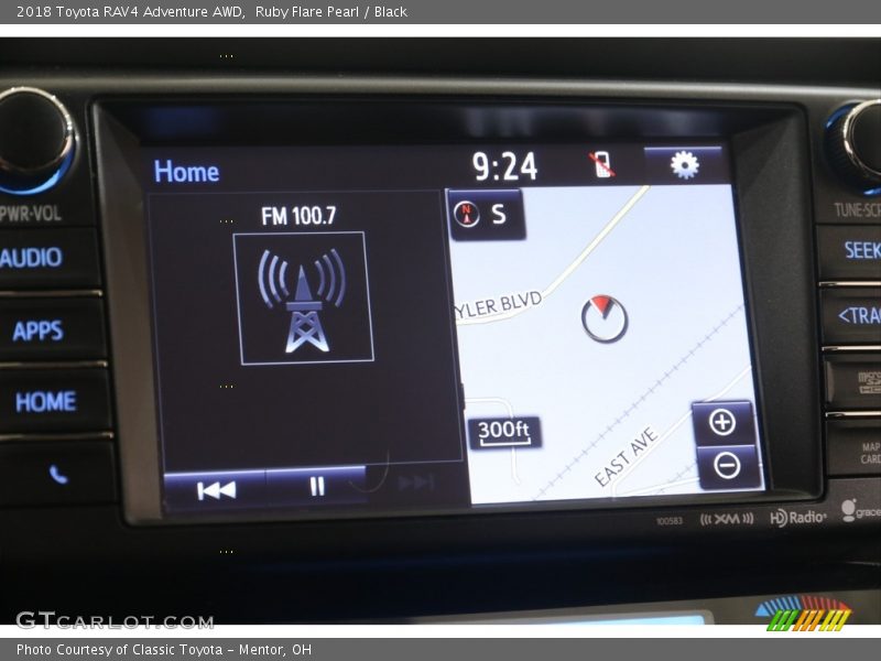 Ruby Flare Pearl / Black 2018 Toyota RAV4 Adventure AWD