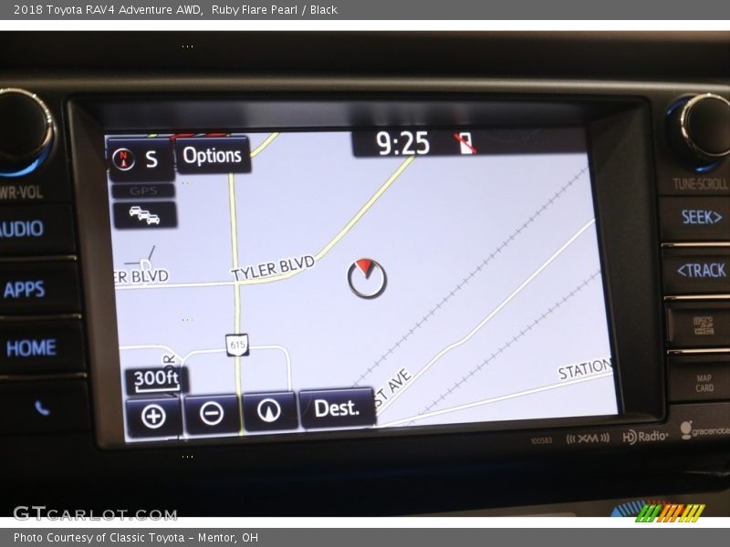 Ruby Flare Pearl / Black 2018 Toyota RAV4 Adventure AWD