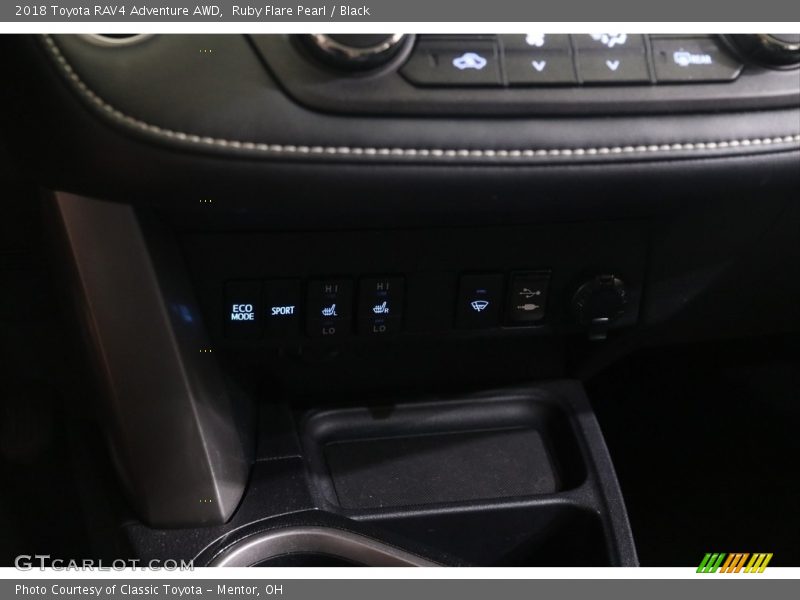 Ruby Flare Pearl / Black 2018 Toyota RAV4 Adventure AWD