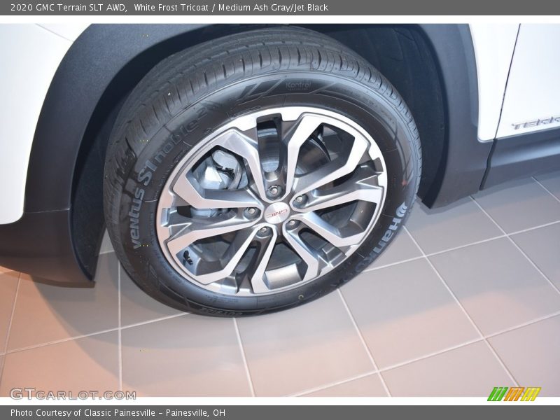 White Frost Tricoat / Medium Ash Gray/Jet Black 2020 GMC Terrain SLT AWD