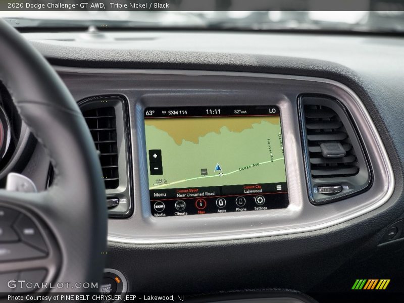 Triple Nickel / Black 2020 Dodge Challenger GT AWD