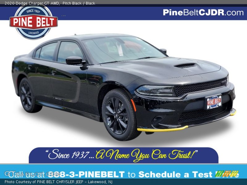 Pitch Black / Black 2020 Dodge Charger GT AWD