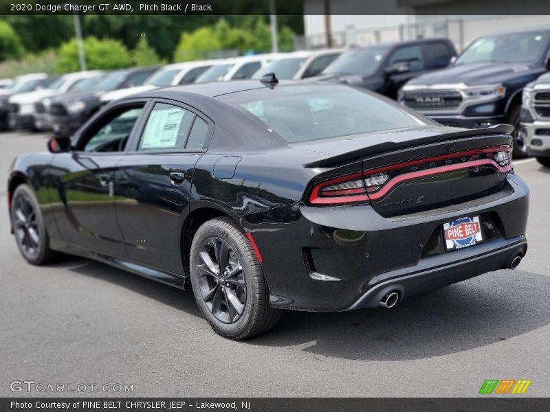 Pitch Black / Black 2020 Dodge Charger GT AWD