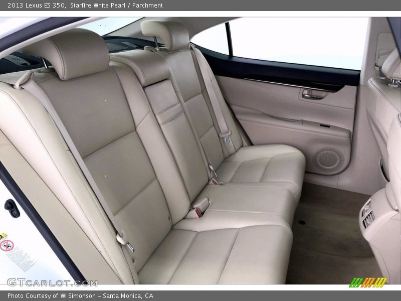 Rear Seat of 2013 ES 350