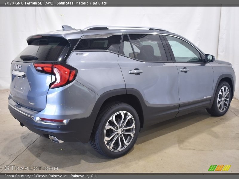 Satin Steel Metallic / Jet Black 2020 GMC Terrain SLT AWD