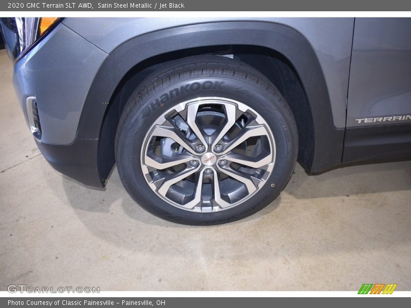 Satin Steel Metallic / Jet Black 2020 GMC Terrain SLT AWD