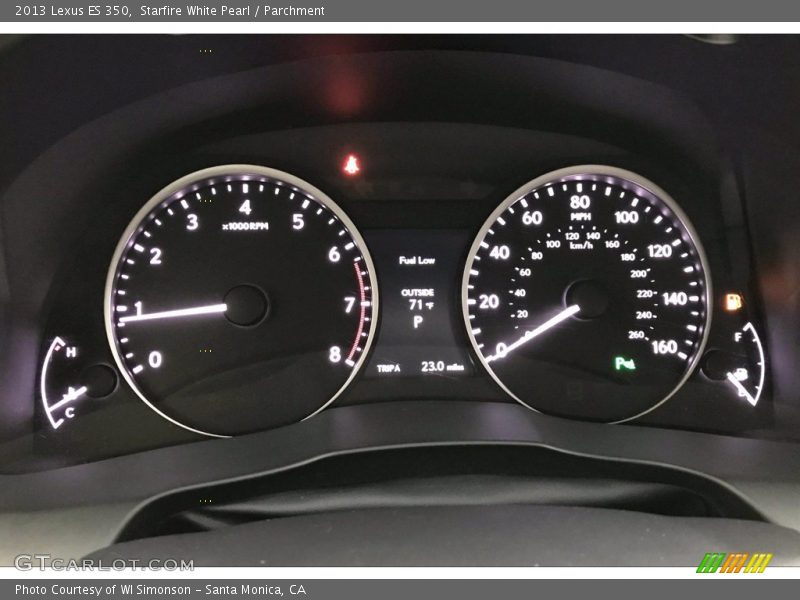 Starfire White Pearl / Parchment 2013 Lexus ES 350