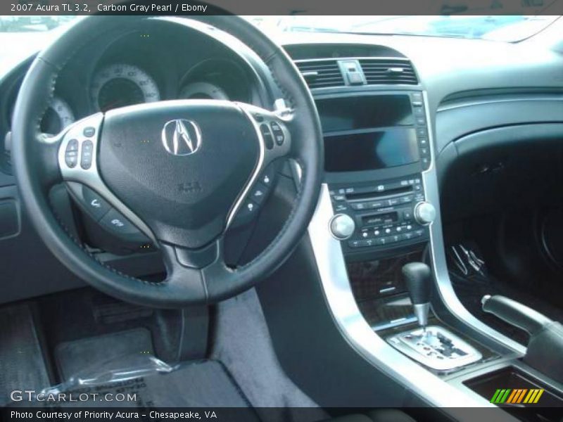 Carbon Gray Pearl / Ebony 2007 Acura TL 3.2
