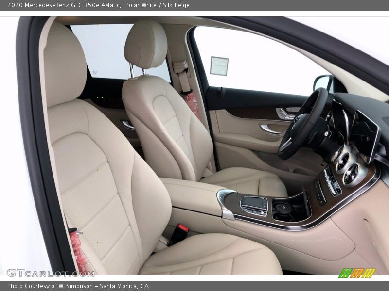 Polar White / Silk Beige 2020 Mercedes-Benz GLC 350e 4Matic
