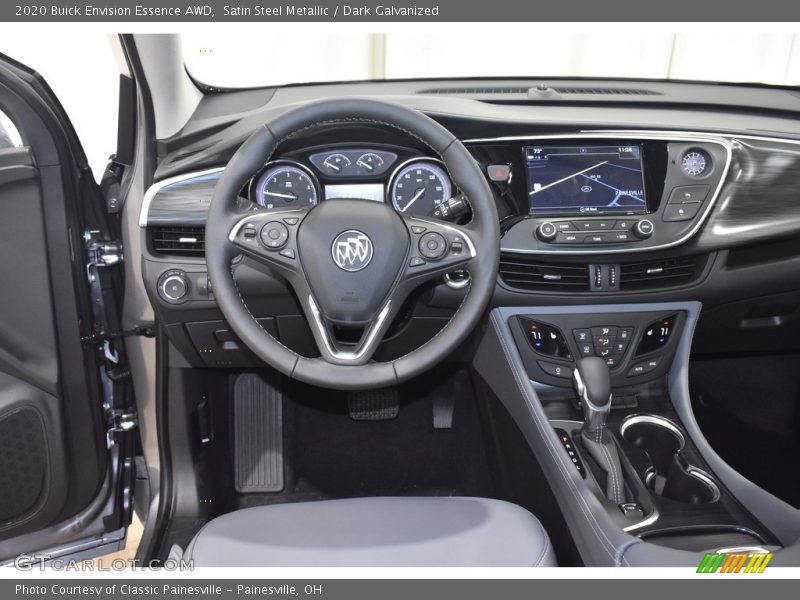 Satin Steel Metallic / Dark Galvanized 2020 Buick Envision Essence AWD