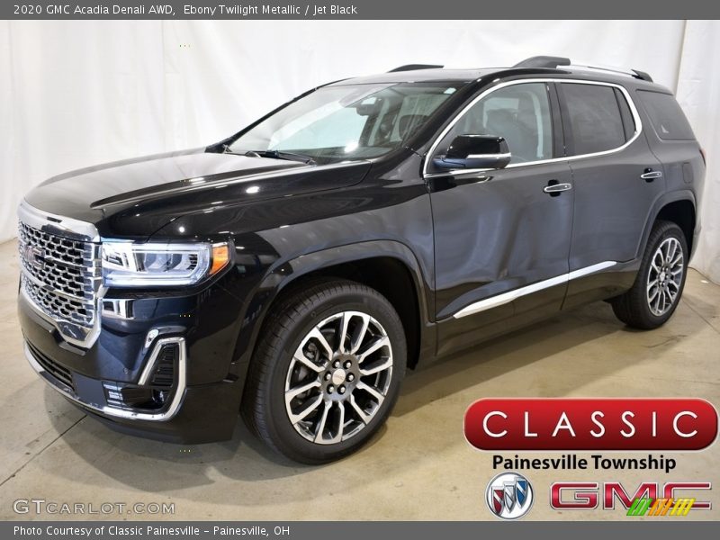 Ebony Twilight Metallic / Jet Black 2020 GMC Acadia Denali AWD