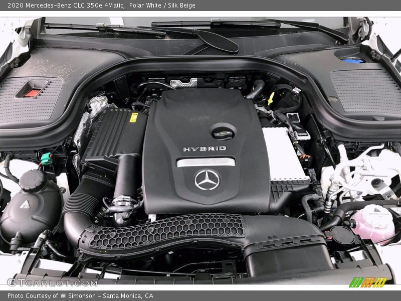 Polar White / Silk Beige 2020 Mercedes-Benz GLC 350e 4Matic