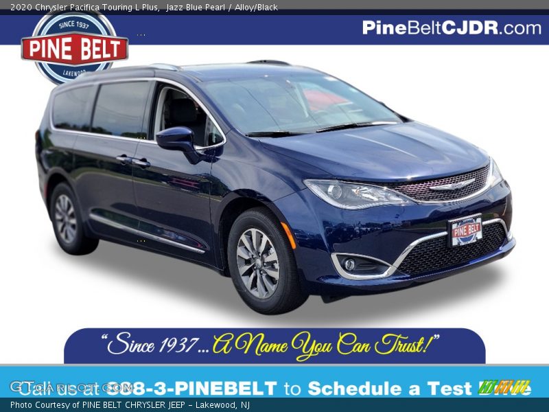 Jazz Blue Pearl / Alloy/Black 2020 Chrysler Pacifica Touring L Plus