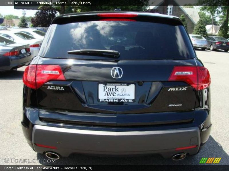 Formal Black / Ebony 2008 Acura MDX Technology
