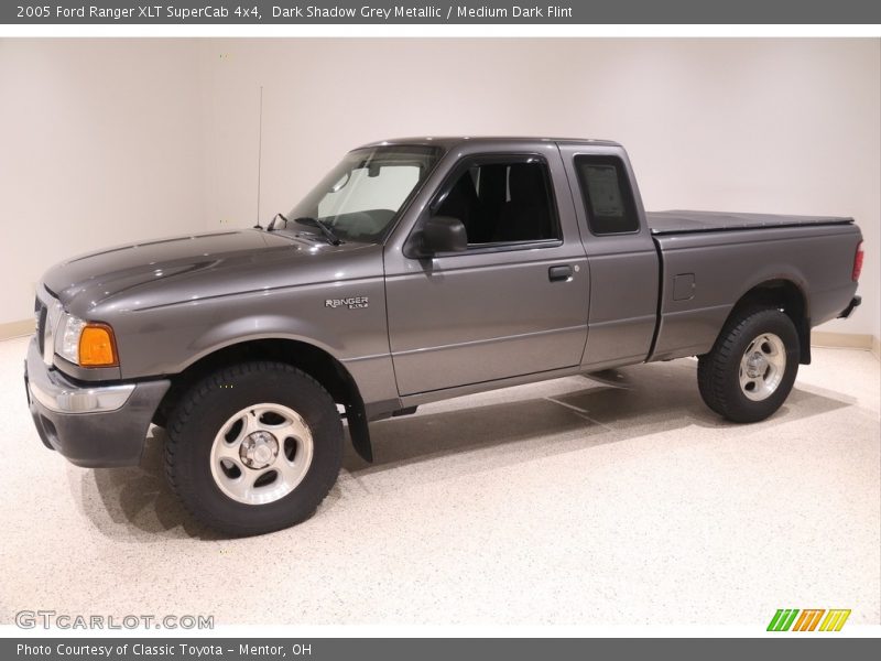 Dark Shadow Grey Metallic / Medium Dark Flint 2005 Ford Ranger XLT SuperCab 4x4