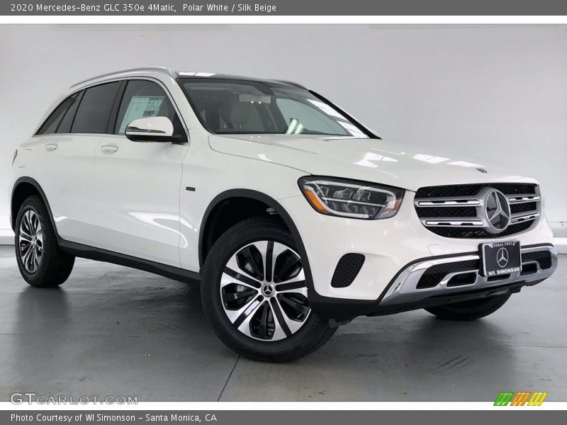 Polar White / Silk Beige 2020 Mercedes-Benz GLC 350e 4Matic