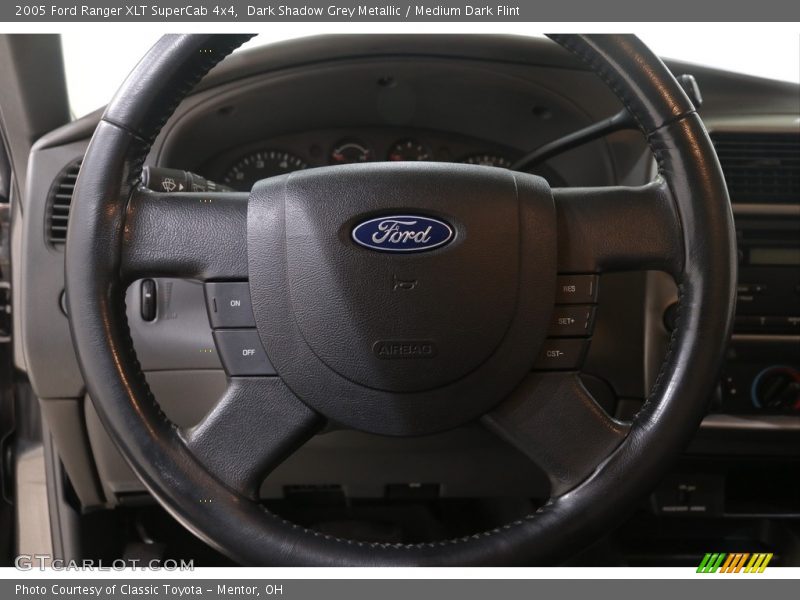 Dark Shadow Grey Metallic / Medium Dark Flint 2005 Ford Ranger XLT SuperCab 4x4
