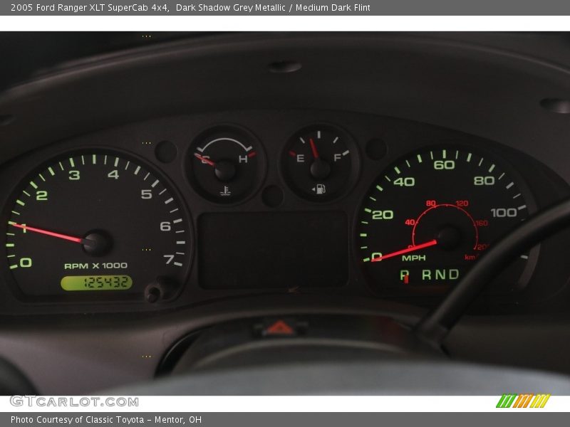 Dark Shadow Grey Metallic / Medium Dark Flint 2005 Ford Ranger XLT SuperCab 4x4