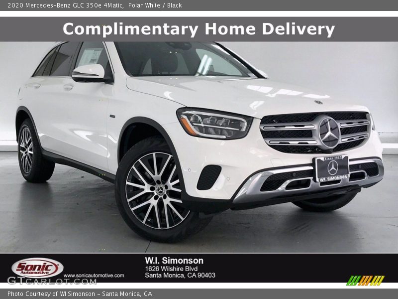 Polar White / Black 2020 Mercedes-Benz GLC 350e 4Matic