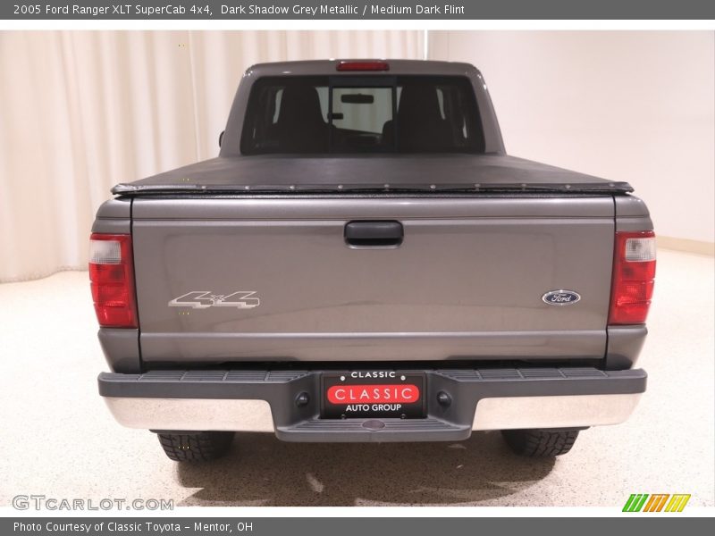 Dark Shadow Grey Metallic / Medium Dark Flint 2005 Ford Ranger XLT SuperCab 4x4