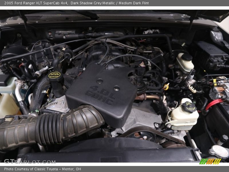 Dark Shadow Grey Metallic / Medium Dark Flint 2005 Ford Ranger XLT SuperCab 4x4