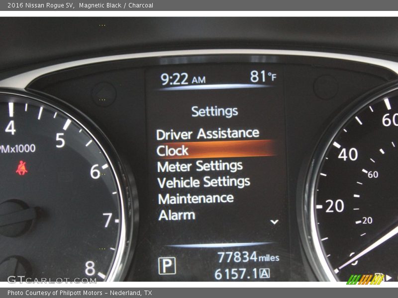 Magnetic Black / Charcoal 2016 Nissan Rogue SV