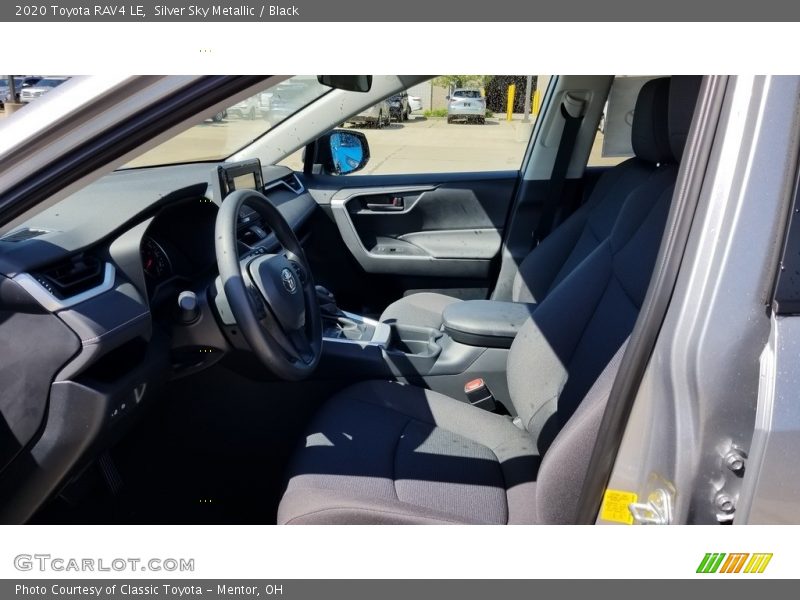 Silver Sky Metallic / Black 2020 Toyota RAV4 LE