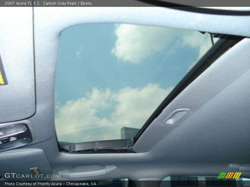 Carbon Gray Pearl / Ebony 2007 Acura TL 3.2