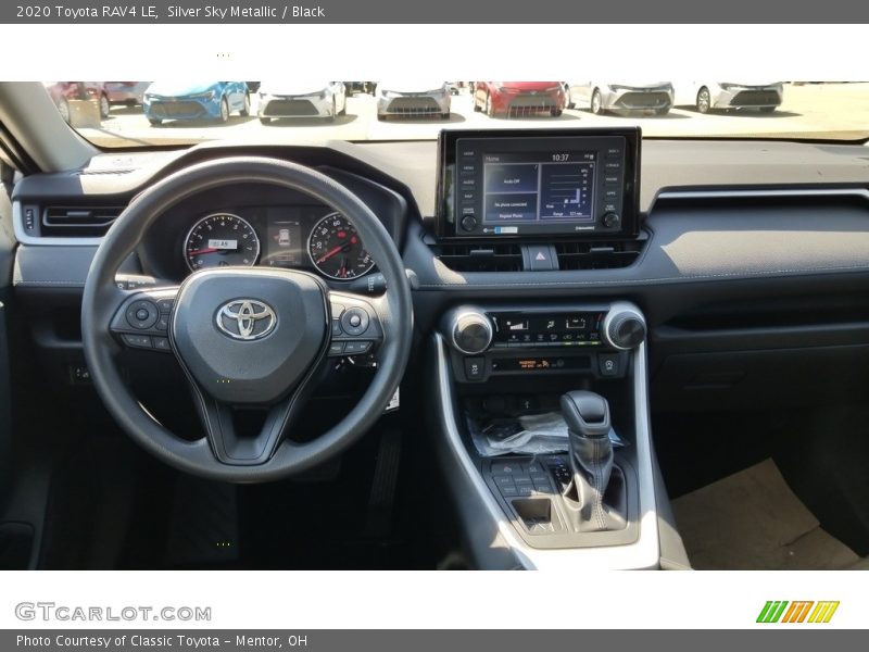 Silver Sky Metallic / Black 2020 Toyota RAV4 LE