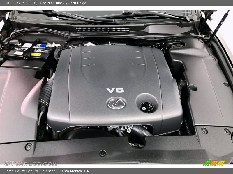 Obsidian Black / Ecru Beige 2010 Lexus IS 250