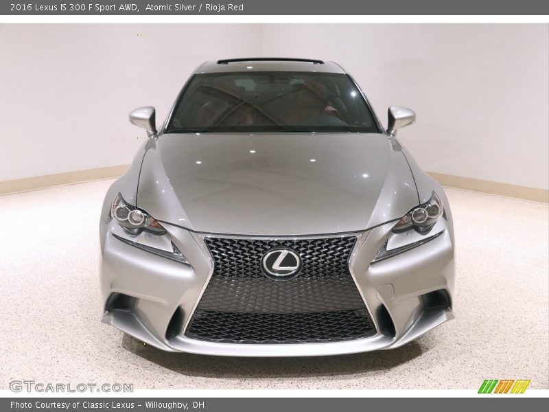 Atomic Silver / Rioja Red 2016 Lexus IS 300 F Sport AWD