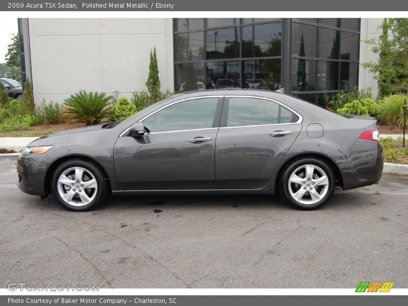 Polished Metal Metallic / Ebony 2009 Acura TSX Sedan