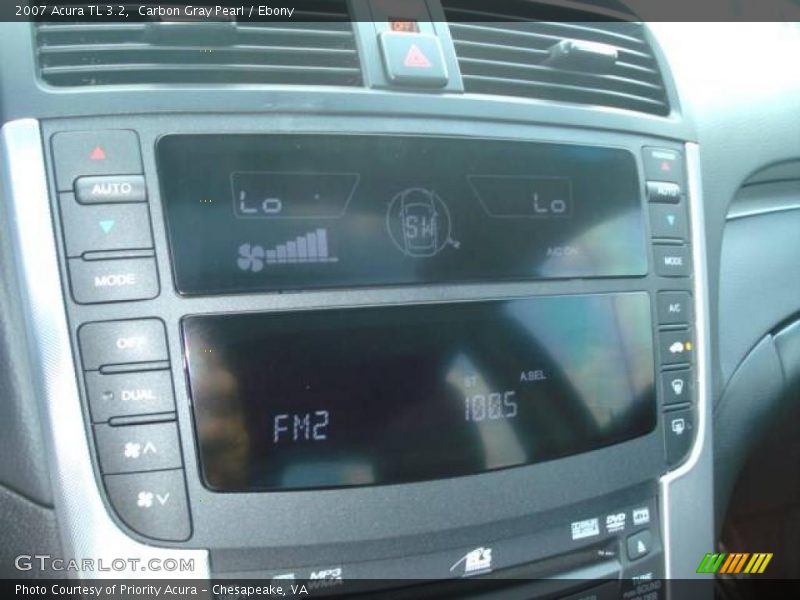 Carbon Gray Pearl / Ebony 2007 Acura TL 3.2