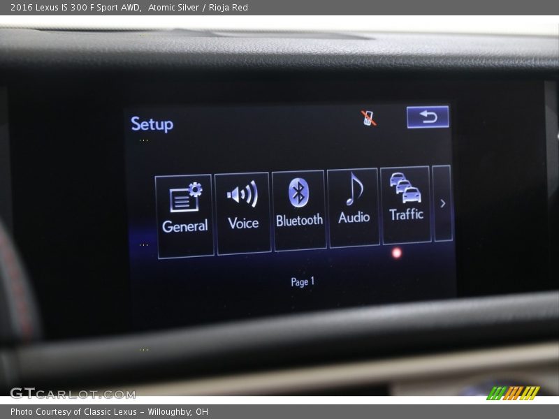 Atomic Silver / Rioja Red 2016 Lexus IS 300 F Sport AWD