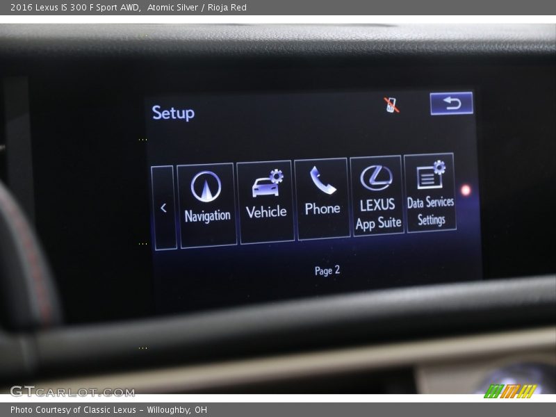 Atomic Silver / Rioja Red 2016 Lexus IS 300 F Sport AWD