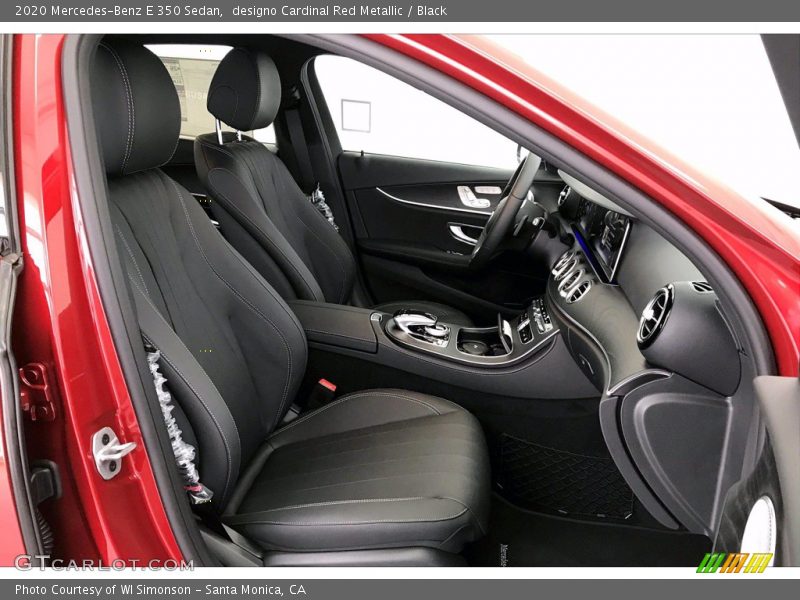 designo Cardinal Red Metallic / Black 2020 Mercedes-Benz E 350 Sedan