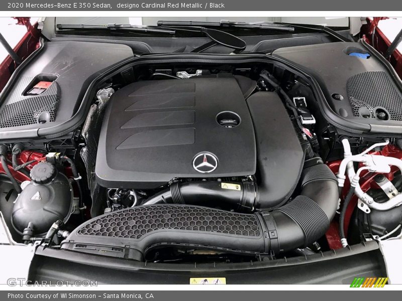 designo Cardinal Red Metallic / Black 2020 Mercedes-Benz E 350 Sedan