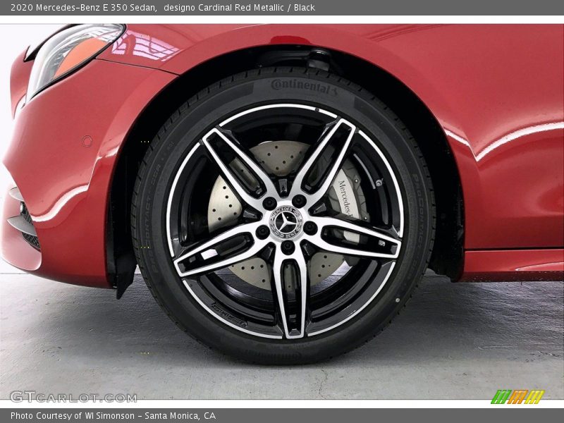 designo Cardinal Red Metallic / Black 2020 Mercedes-Benz E 350 Sedan