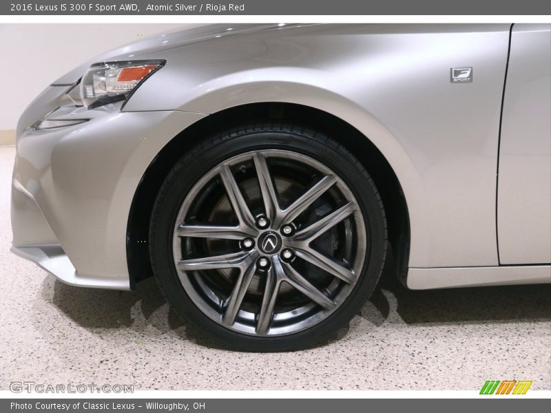  2016 IS 300 F Sport AWD Wheel