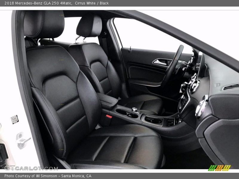 Cirrus White / Black 2018 Mercedes-Benz GLA 250 4Matic