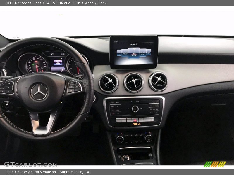 Cirrus White / Black 2018 Mercedes-Benz GLA 250 4Matic
