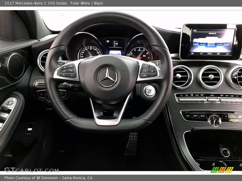 Polar White / Black 2017 Mercedes-Benz C 300 Sedan