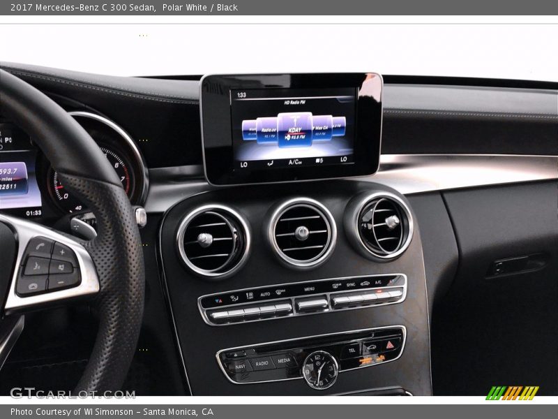 Polar White / Black 2017 Mercedes-Benz C 300 Sedan