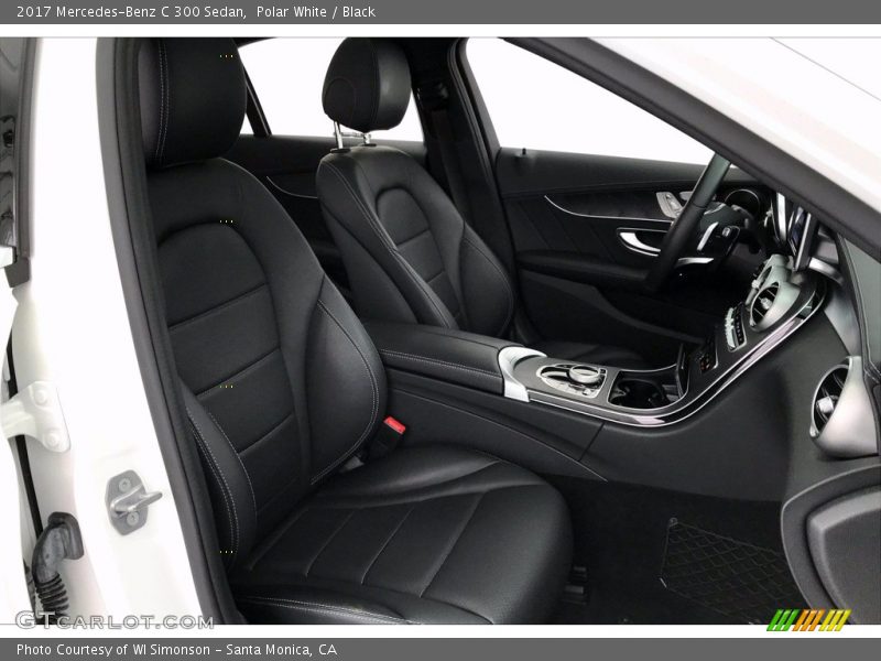 Polar White / Black 2017 Mercedes-Benz C 300 Sedan
