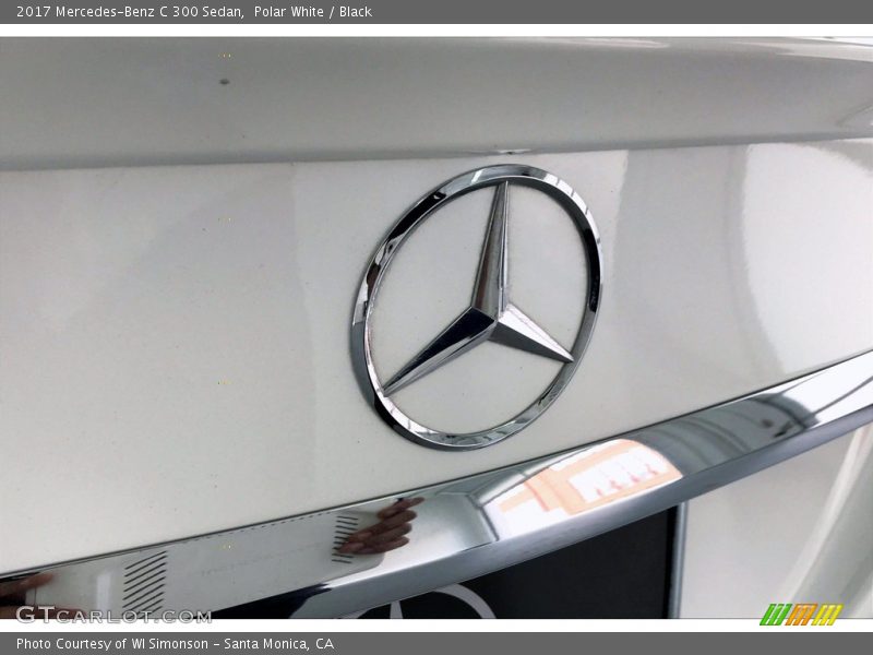 Polar White / Black 2017 Mercedes-Benz C 300 Sedan