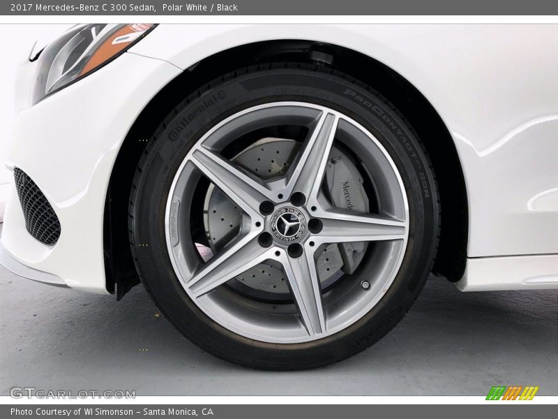 Polar White / Black 2017 Mercedes-Benz C 300 Sedan