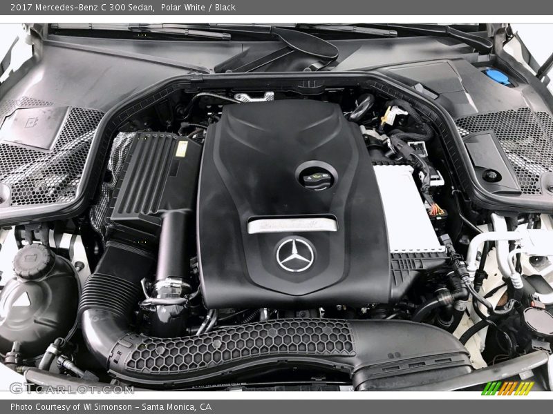 Polar White / Black 2017 Mercedes-Benz C 300 Sedan