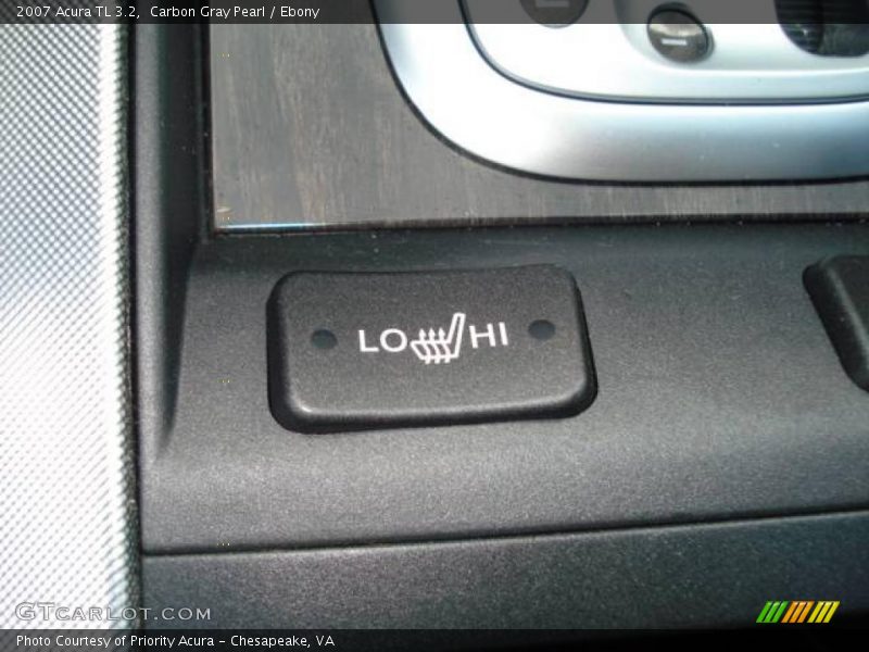 Carbon Gray Pearl / Ebony 2007 Acura TL 3.2