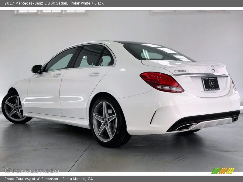 Polar White / Black 2017 Mercedes-Benz C 300 Sedan